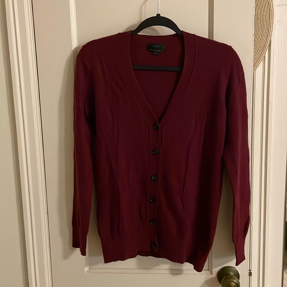 J. Crew wool and cashmere cardigan